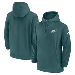 Nike Philadelphia Eagles Sideline Half-Zip Hoodie - Small